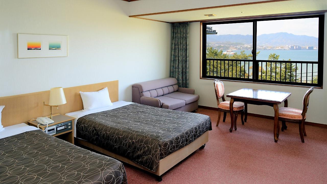 Miyajima Morinoyado Hotell Hatsukaichi Exteriör bild